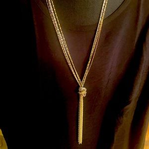 Beaded rope necklace